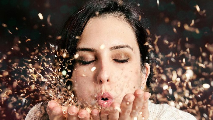 glitter brilliant color texture for design abstract background for