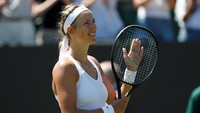 Hasil terbaik Victoria Azarenka di Wimbledon dengan melaju ke babak semifinal. Yakni pada tahun 2011 dan 2012. Foto: REUTERS/Stefan Wermuth