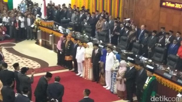 Jokowi hadiri pelantikan Gubernur dan Wakil Gubernur Aceh