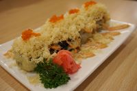 Macau Roll sushi di Hanei Sushi.