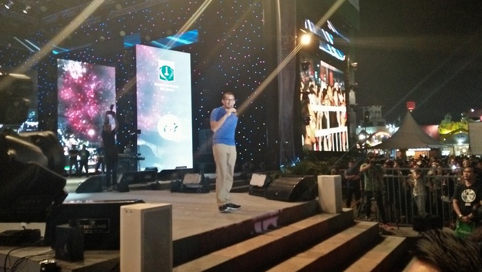 Sandiaga Uno Ditagih Bangun Stadion oleh Ratusan Pengunjung PRJ