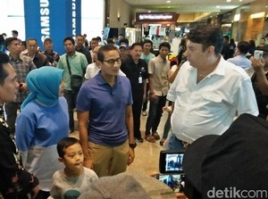 Datang Ke PRJ, Sandiaga Gandeng Istri dan Anaknya