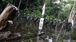 Foto: TNI Patroli di Perbatasan Pedalaman Papua