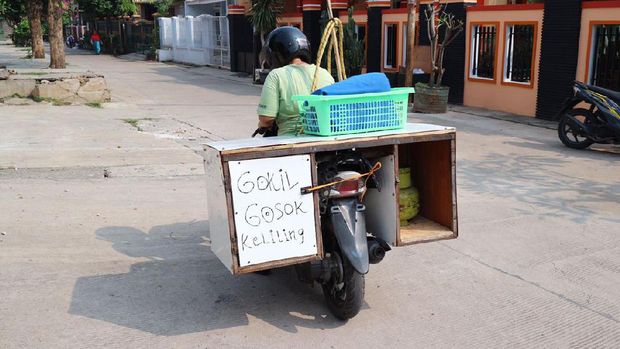 Adel Hanya Butuh Rp 1,5 Juta Modifikasi Motornya Jadi 