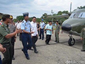 Satgas Karhutla Riau Terima Bantuan Pesawat Cassa untuk Hujan Buatan