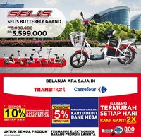 Diskon Sepeda  Listrik  di  Bicycle Fair Transmart  dan Carrefour