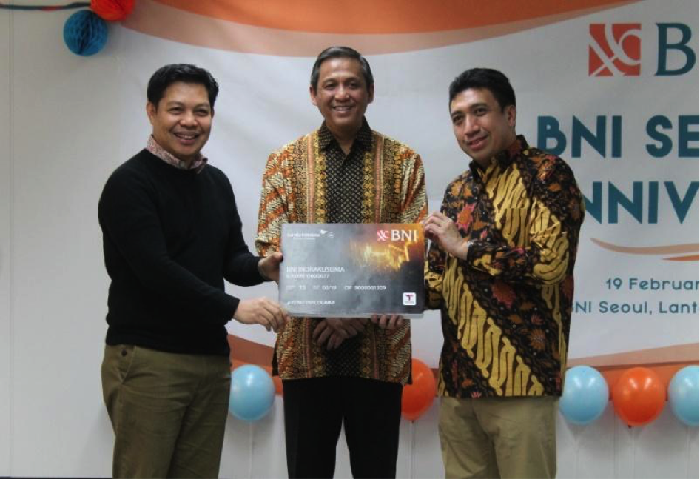 Kantor Cabang BNI Seoul dan Tokyo Sambut HUT ke-71 BNI
