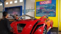 Terlepas dari kasus hukum di baliknya, mobil Tucuxi diklaim sebagai mobil yang canggih dan ramah lingkungan. Sekali baterai penuh, mobil bisa melaju sampai 321 km dengan kecepatan maksimum sekitar 200 km per jam  (Budi Sugiharto/detikTravel)