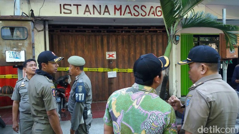 Satpol PP Tutup Panti Pijat dan Spa karena Tak Kantongi Izin