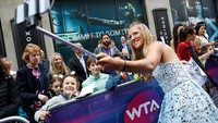 Victoria Azarenka memulai langkah di babak pertama dengan kemenangan atas Chaterine Bellis dari Amerika Serikat dengan skor 3-6, 6-2, 6-1. Foto: Tristan Fewings/Tristan Fewings/Getty Images for WTA