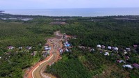 Berdasarkan data kontrak pembangunan infrastruktur yang dimiliki Ditjen SDA Kementerian PUPR, biaya pembangunan bendungan ini mencapai Rp 262 miliar.  Pool/dok. Kementerian PUPR.