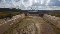 Bendungan Teritip menjadi 1 dari 29 bendungan yang ditarget rampung hingga tahun 2019 mendatang dan turut menambah tampungan air sebanyak 2 miliar m3. Pool/dok. Kementerian PUPR.