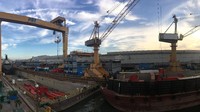 Jembatan Holtekamp sendiri menjadi salah satu mega proyek infrastruktur yang dibangun di kawasan Timur Indonesia. Jembatan Holtekamp juga merupakan komponen penting dari jaringan jalan Trans Papua sepanjang 4.325 km. Pool/Dok. Ditjen Bina Marga Kementerian PUPR.