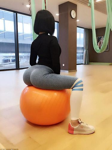 Gao Qian berlatih 6 jam sehari untuk mendapatkan bokong idaman