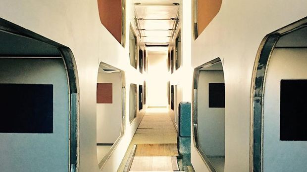 Ada 24 tempat tidur nyaman di dalam bus (Cabin)