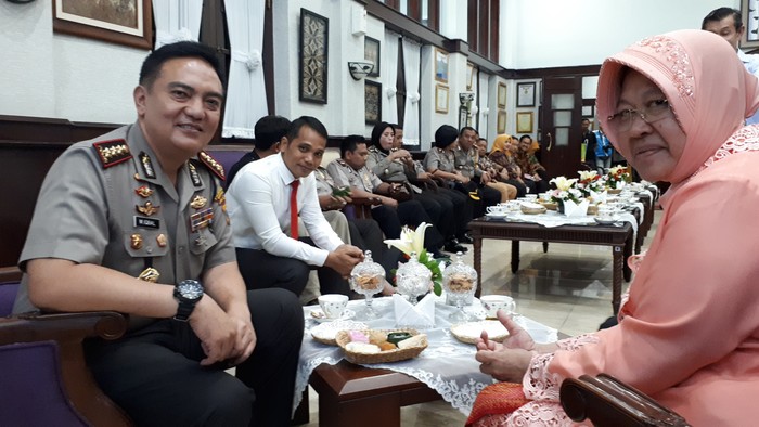 Cegah Aksi Teror, Polrestabes Surabaya Pertebal Pengamanan