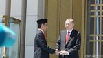 Kemesraan Presiden Jokowi dan Erdogan di Turki
