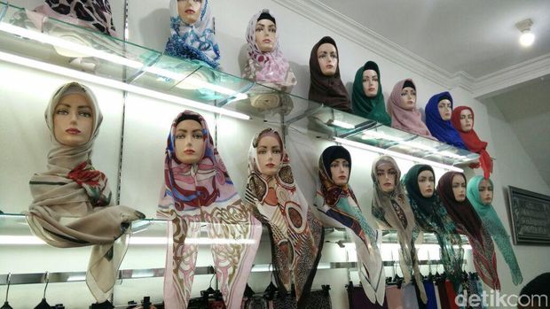 Kerudung Syiria Lady Mawar Ksl114 Grosir Baju Muslim Murah Tanah Abang