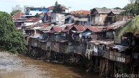 Tak hanya macet, kondisi pemukiman warga yang kumuh juga menjadi sorotan. Rengga Sancaya/detikFoto.