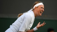 Victoria Azarenka melahirkan pada bulan Desmeber 2016. Putra pertamanya bersama sang kekasih, Billy McKeague, diberi nama Leo. Foto: REUTERS/Toby Melville