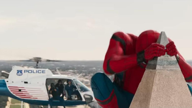 Foto: Aksi Spider-Man di Film Spider-Man: Homecoming (Marvel Entertaiment/Youtube) Foto: Aksi Spider-Man di Film Spider-Man: Homecoming (Marvel Entertaiment/Youtube)