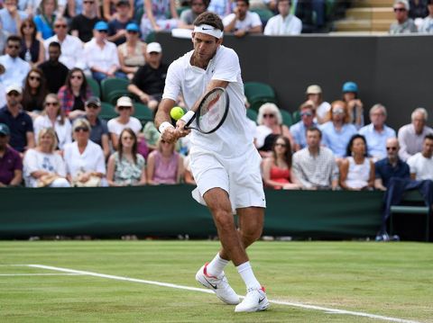 Juan Martin del Potro kandas di babak II Wimbledon 2017.