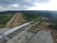 Penampakan Proyek Bendungan Rp 351 Miliar di Kaltim