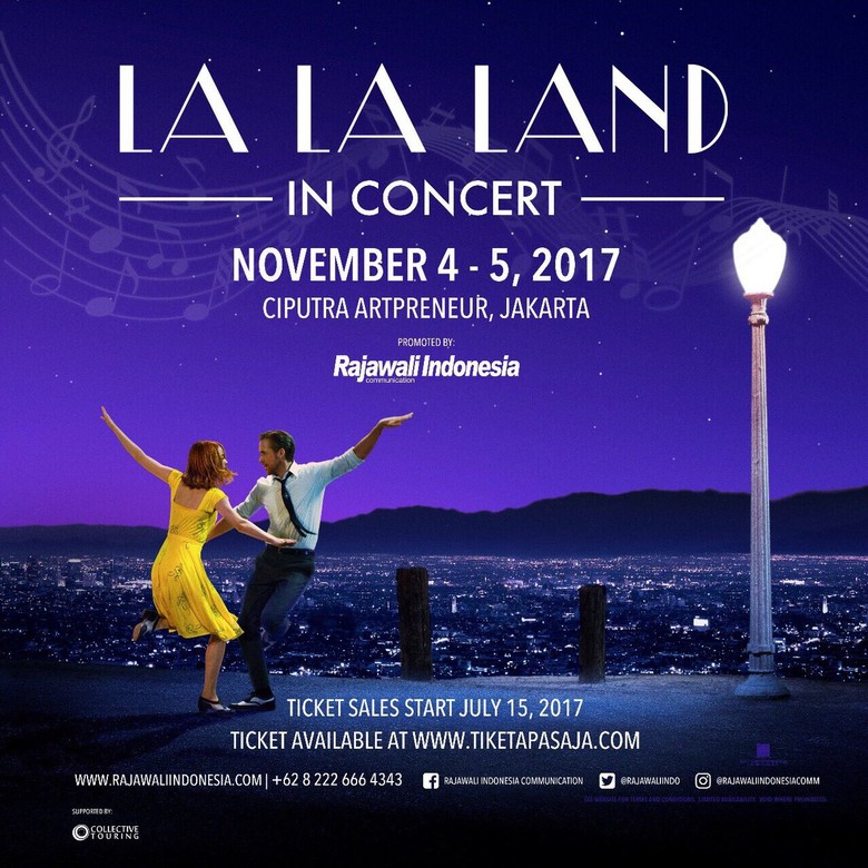 Buruan Beli! Tiket Konser Musikal La La Land Dijual Mulai Rp 600 Ribu Buruan Beli! Tiket Konser Musikal La La Land Dijual Mulai Rp 600 Ribu