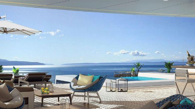 Marina bar Kapal Pesiar The Ritz-Carlton Yacht Collection