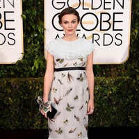 Keira Knightley attends the 72nd Annual Golden Globe Awards at The Beverly Hilton Hotel on January 11, 2015 in Beverly Hills, California.  (Photo by Jason Merritt/Getty Images)