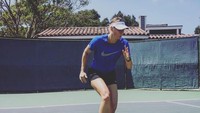 Bahkan Maria Sharapova tetap berlatih di hari minggu. Sunday FunDay Griding, begitulah unggahan foto Sharapova. Foto: Instagram Maria Sharapova