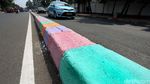 Cerianya Warna Pembatas Jalan TB Simatupang