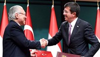 Penandatanganan nota kesepahaman (MoU) IT CEPA dilakukan di Istana Kepresidenan Turki, Ankara, Kamis siang waktu setempat (6/7/2017).