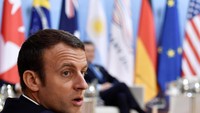 Presiden Prancis Emmanuel dengan tegas menentang langkah Trump itu. Keputusan ini merupakan keputusan yang tidak diterima Prancis dan bertentangan dengan hukum internasional dan semua resolusi Dewan Keamanan PBB, tegasnya. (John MacDougall/Reuters)