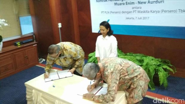 Kerja sama proyek listrik PLN-Waskita