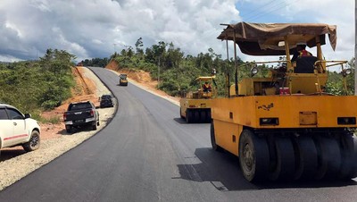 Menengok Perjuangan Membangun Jalan Perbatasan RI-Malaysia di Aruk