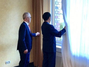 Selain Nonton Demo Bareng di Jerman, Jokowi dan Turnbull Nge-Vlog