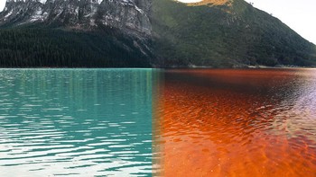 Banff National Park di Kanada vs Tsitsikamma National Park di Afrika Selatan. Foto: Instagram @howfarfromhome