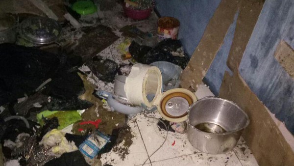 Penampakan Ledakan Bom Panci di Buahbatu