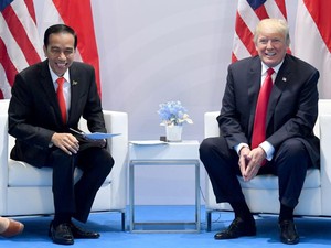 Bertemu di Sela KTT G20, Jokowi: Donald Trump Ternyata Suka Melucu
