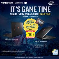  Transmart dan Carrefour Gelar Diskon 10% Khusus Laptop