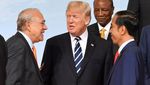 Momen Keakraban Jokowi dan Donald Trump di KTT G20
