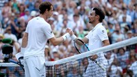Murray harus bertarung empat set untuk mengatas Fognini dengan skor 6-2, 4-6, 6-1, 7-5. (Foto: Getty Images/Michael Steele)