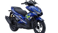 Terakhir ada AEROX 155 VVA. Motor yang memiliki predikat The Best Sport Scooter In Asean ini menggunakan generasi terbaru mesin 155cc LC4V Blue Core. Pool/Khairul Imam Ghozali.