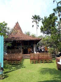Suasana jelang akad nikah Tyas Mirasih.