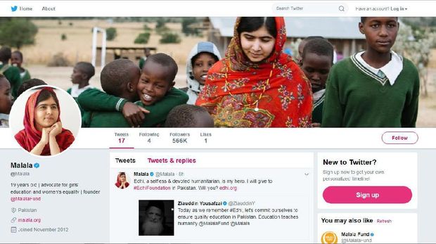  Bill Gates Gelar 'Karpet Merah' Buat Malala Yousafzai