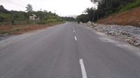 Pekerjaan Jalan Akses menuju PLBN Entikong