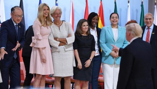 Ivanka Trump di KTT G20 Jerman. 
