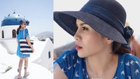 Vokalis band Geisha itu juga mengunjungi tempat-tempat wisata di Yunani. (Dok. Instagram/therealmomogeisha)