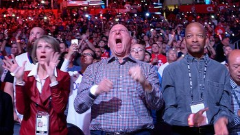 Ini saat dia nonton pertandingan Clippers. Foto: Getty Images